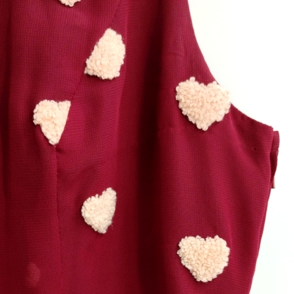 Modcloth Hearts A Flutter Red Fit and Flare Dress - Picture 6 of 16